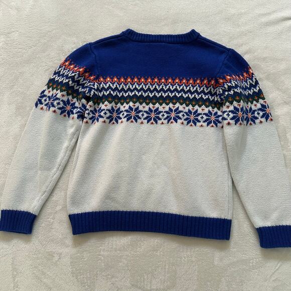 Janie and Jack Fair Isle Sweater sz 6 - Picture 5 of 11